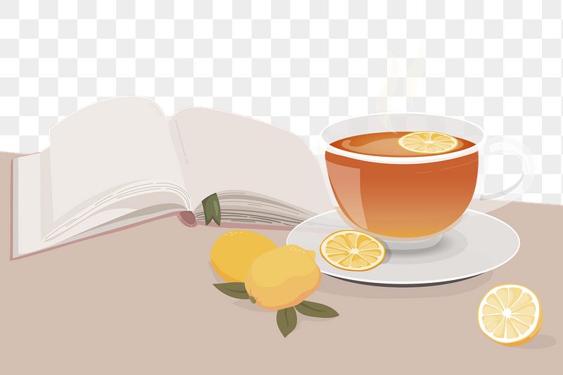 Lemon tea png border, cute | Free PNG Illustration - rawpixel