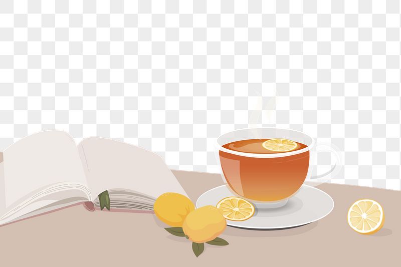 Lemon tea png border, cute | Free PNG Illustration - rawpixel