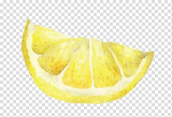 Lemon Watercolor painting, lemon transparent background PNG clipart