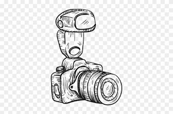 Lens Drawing Cartoon Camera - Lens Drawing Cartoon Camera