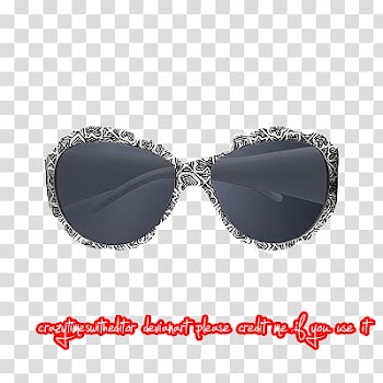 Lentes, gray framed sunglasses art transparent background PNG clipart