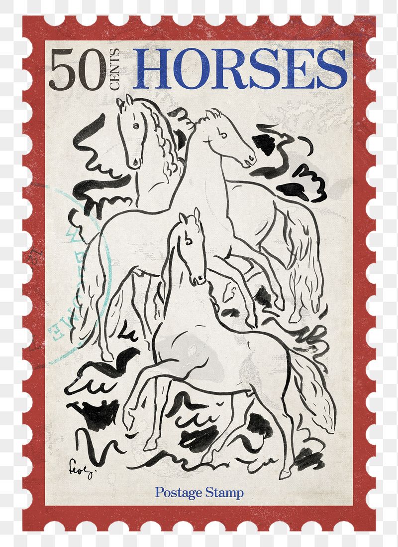 Leo Gestel drawing, png postage | Free PNG - rawpixel