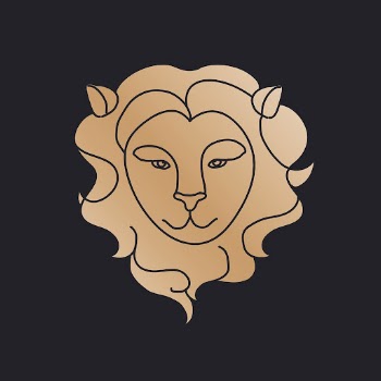 Leo horoscope sign, gold gradient | Free Vector - rawpixel