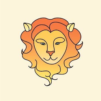 Leo zodiac doodle design, bright | Free Vector Illustration - rawpixel