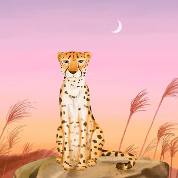 Leopard night safari background, pink | Free Photo - rawpixel