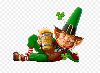 Leprechaun Irish people Saint Patrick's Day Image Stock photography - drinking beer 