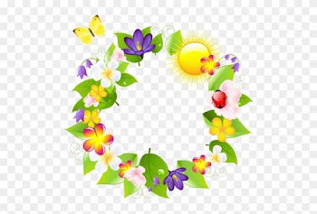 Les Meli Melo De Mamietitine - Oval Frame Png Flower