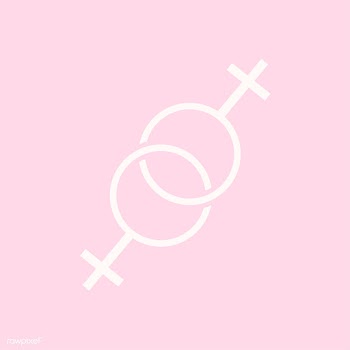 Lesbian couple symbol graphic illustration | Free stock vector - 444684