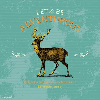 Let's be adventurous logo design vector | Free stock vector - 463544