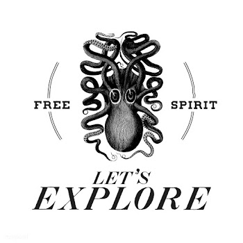 Let's explore logo design vector | Free stock vector - 463467