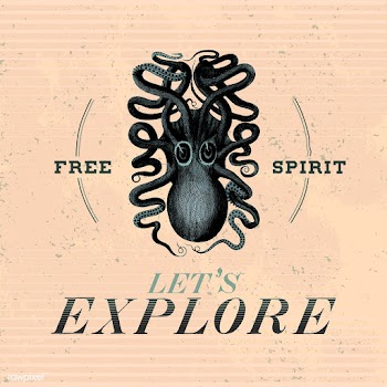 Let's explore logo design vector | Free stock vector - 463547
