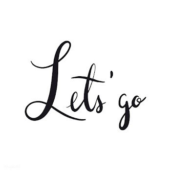 Let's go typography style vector | Free stock vector - 517903