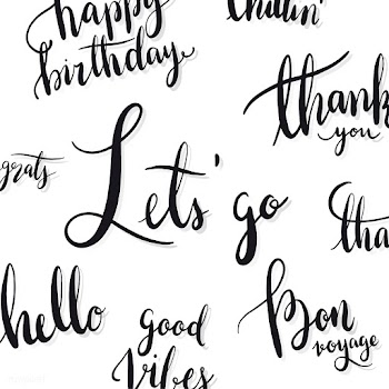 Let's go typography style vector set | Free stock vector - 517889