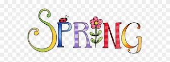 let's Talk Spring And Spring Break $1000 Cash Giveaway - Word Spring Clip Art