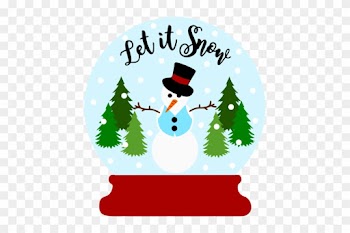 Let It Snow- Snowglobe - Christmas Tree
