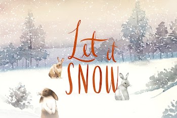 Let it snow watercolor typography vector | Free stock vector - 489702