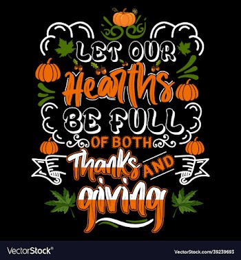 let our heaths be full of both thanks and giving