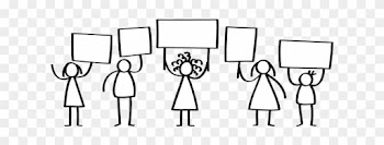 Let Youth Lead - Stick Figure Protesting
