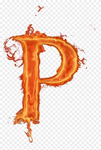 Letras Em Png Efeito Fogo - Alphabet
