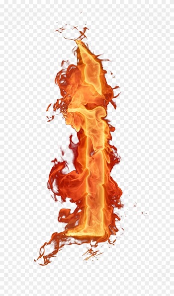 Letras Em Png Efeito Fogo - Flaming Alphabet