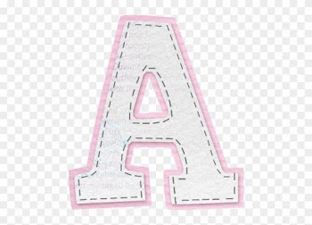 Letras Mayúsculas Rosadas Y Celestes Para Un Baby Shower - Letras Para Baby Shower