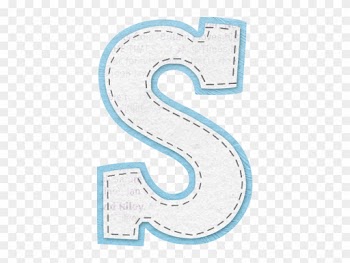 Letras Mayúsculas Rosadas Y Celestes Para Un Baby Shower - Letras Para Baby Shower
