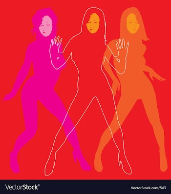 Lets dance vector image