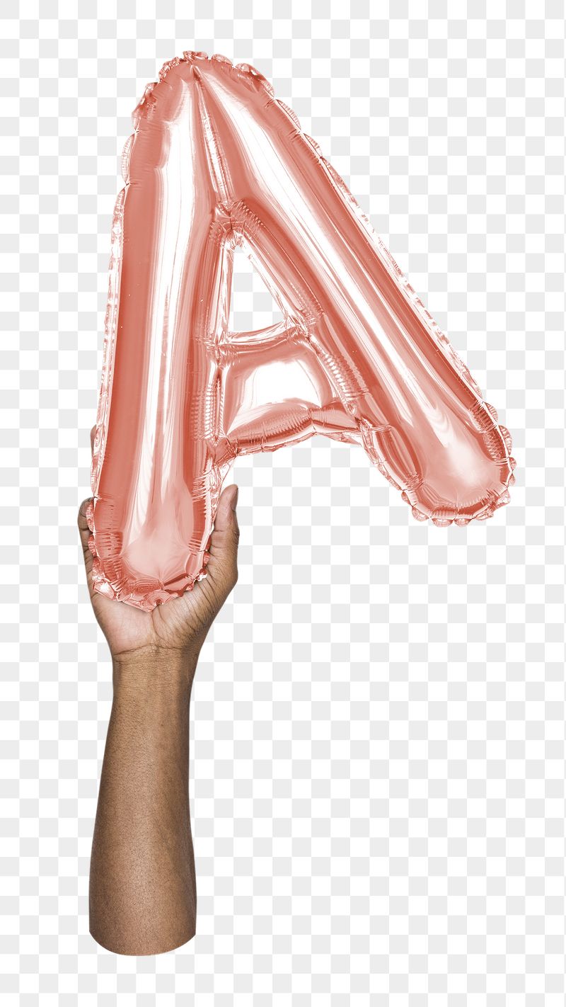 Letter A balloon png sticker, | Free PNG - rawpixel