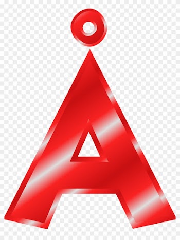 Letter A Clipart - Letter A In Red