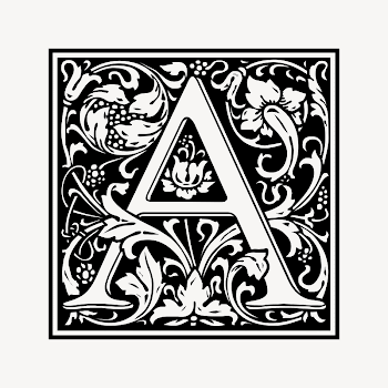 Letter A collage element illustration | Free Vector - rawpixel