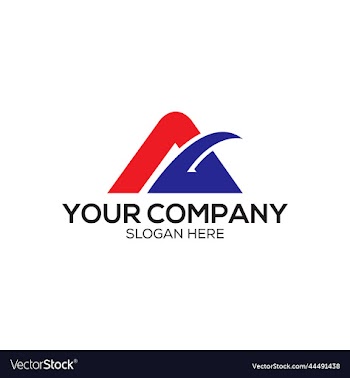 letter a creative modern financial logo design