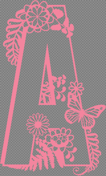 LETTER A Digital SVG, PDF & PNG — Nonna Illustration & Design