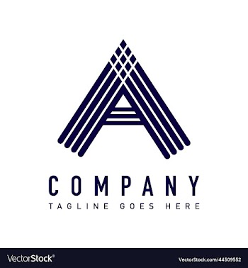 letter a logo design