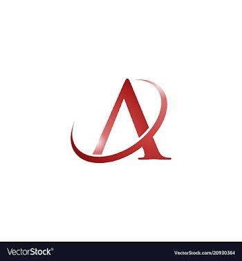 Letter a logo vector image