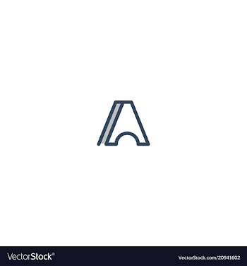 Letter a logo vector image