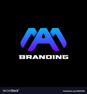 letter a ma logo design template