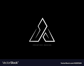 letter a minimal elegant logo