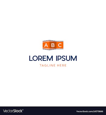 Letter abc creative business logo design vector image