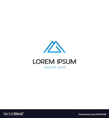 Letter ag creative business logo vector image