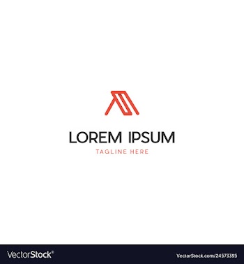 Letter ag creative business logo vector image
