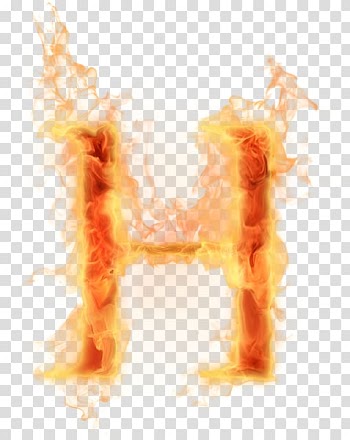 Letter Alphabet, burning letter transparent background PNG clipart