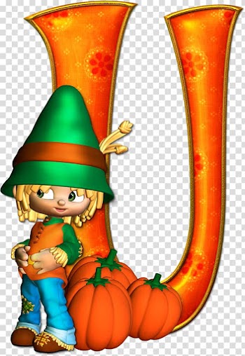 Letter Alphabet F Halloween, calabaza transparent background PNG clipart