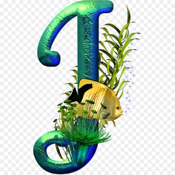 Letter Alphabet J Phone - fish tank 