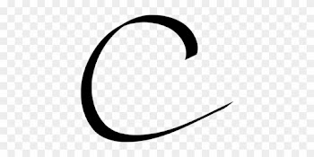 Letter Alphabet Song C Handwriting - C Png