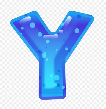 Letter, Angle, Y, Blue, Turquoise PNG