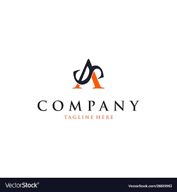 Letter as logo design vector image
