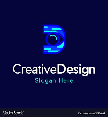 Letter b camera pixel modern logo vector image