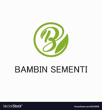 Letter b logo - leaf vector image