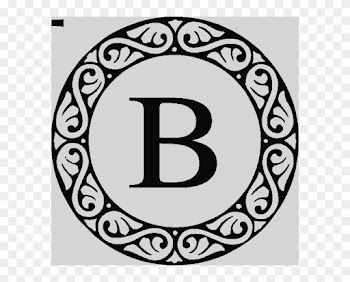 Letter B Monogram Clip Art At Clker B Monogram Clipart - Circle Frame Png