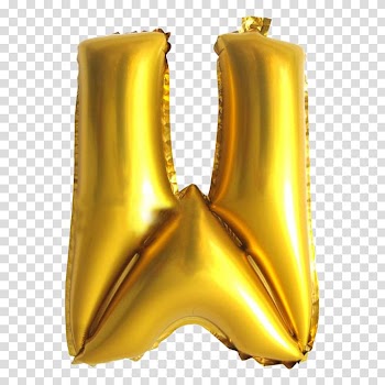 Letter Balloon, Balloon letter w transparent background PNG clipart